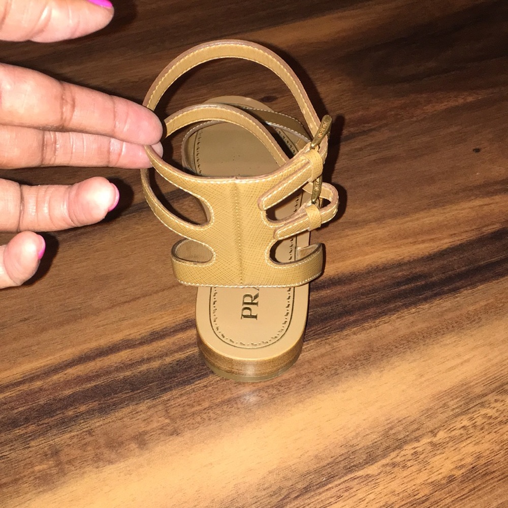 Prada Strappy Ankle Sandals - LIKE NEW ๐ผ - Picture 4 of 8